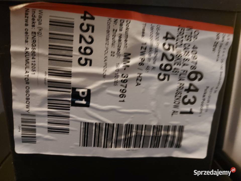 Akumulator ENRG 60Ah 510A 12V nowy stan osobowe Kraków