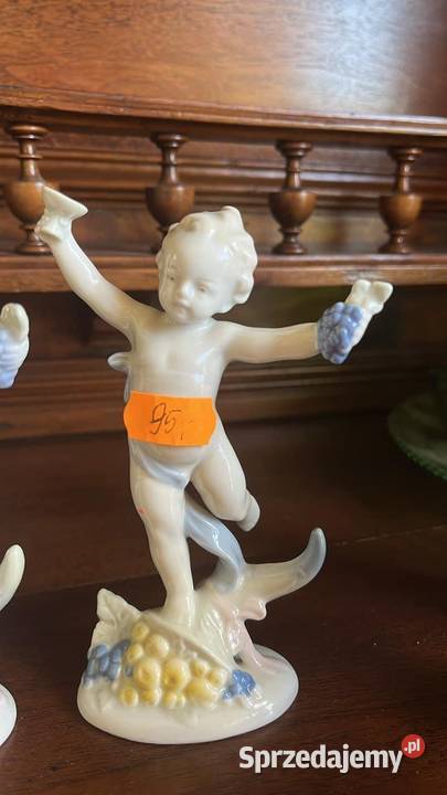 Jesień Figurki Pory Roku Porzellanfabrik Ge Porcelana i szkło Gdańsk