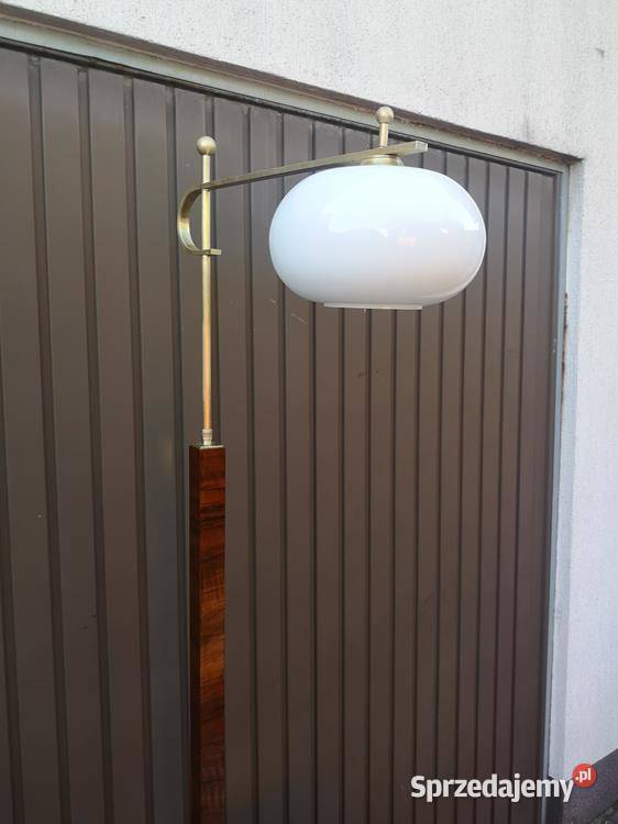 Lampa Podłogowa Ze Stolikiem Art Deco Orzech Swarzędz sprzedam