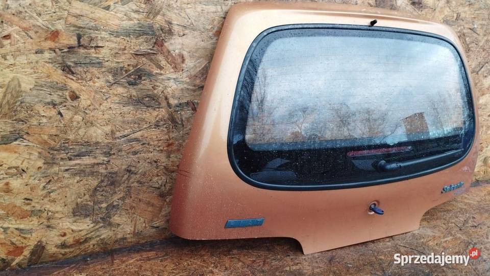 TYLNA KLAPA BAGAŻNIKA TYŁ SZYBA FIAT SEICENTO Rudziniec