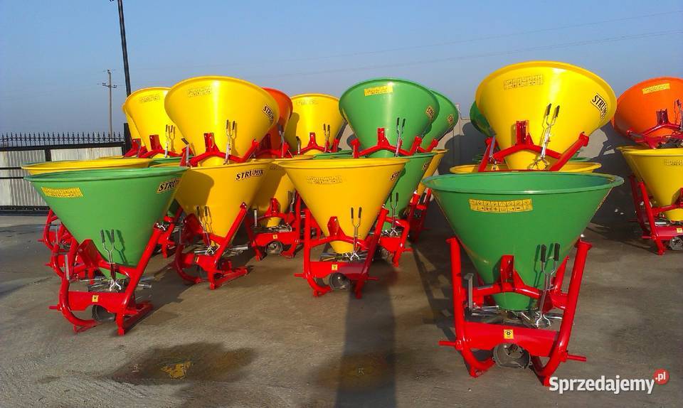 6 łopatek Rozsiewacz do nawozów Strumyk Lejek Lubartów