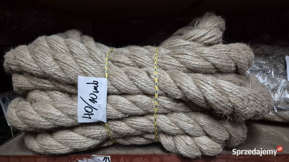 Lina jutowa 3 30mm Gruba naturalna jutowa 50m