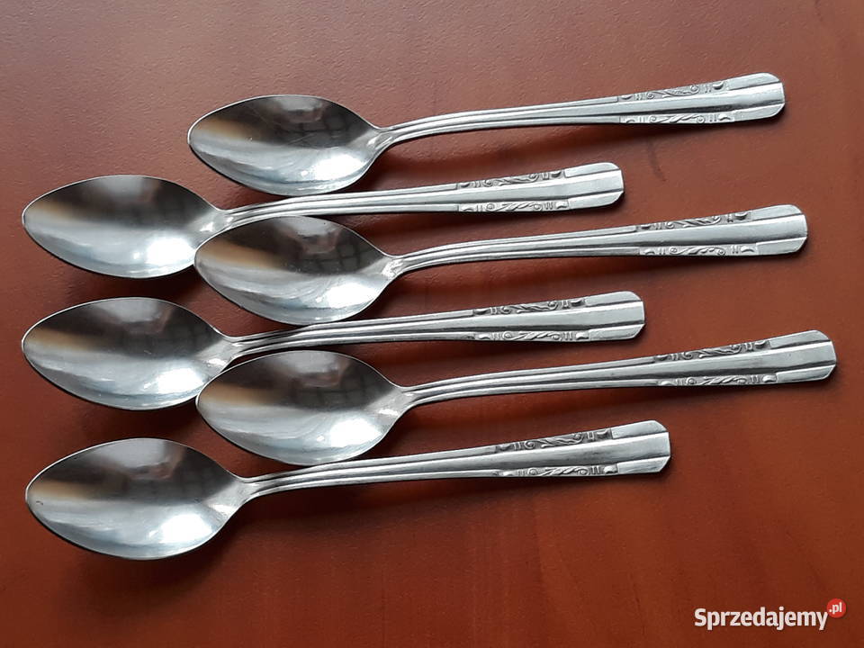 Łyżeczki do herbaty SATURN sztućce PRL Dąbrowa Górnicza