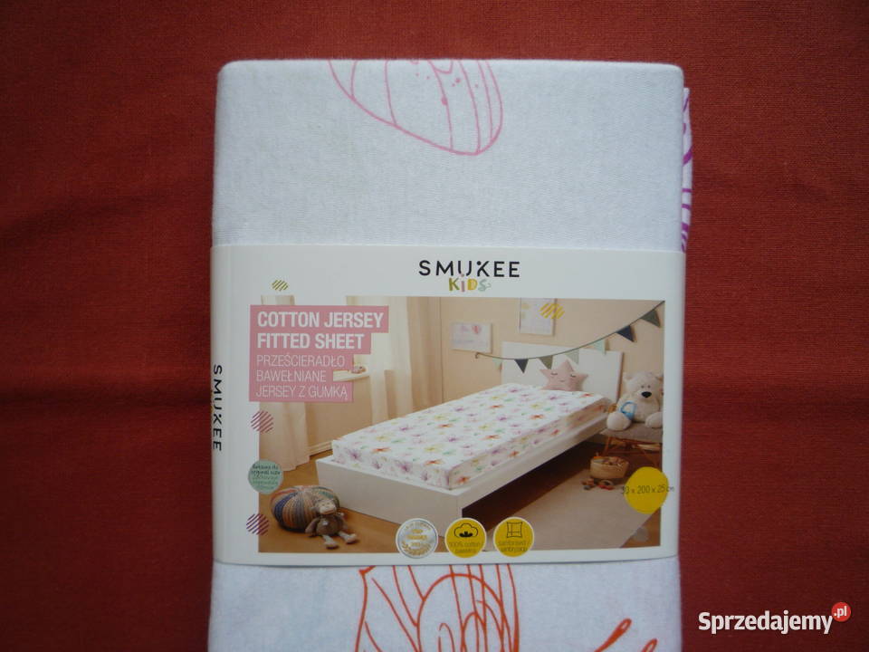 Smukee Kids Prześcieradło bawełniane jersey z Szczecin sprzedam