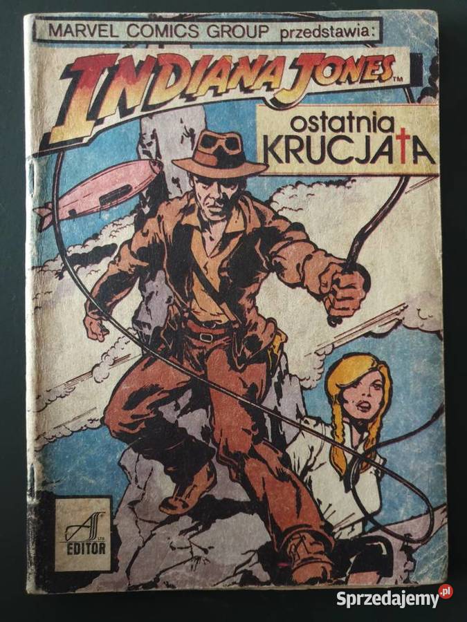 Indiana Jones Ostatnia Krucjata AS Editor 1988 Kultura i Rozrywka pomorskie Gdynia