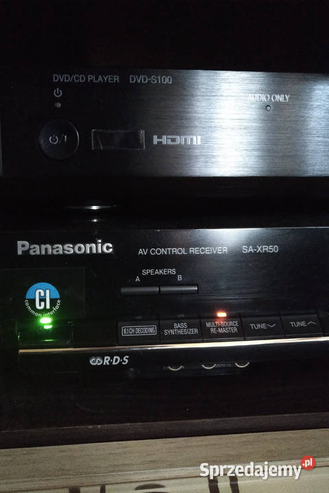 Panasonic AV Control Receiver SAXR50 DVD Player Zestawy kina domowego Warszawa