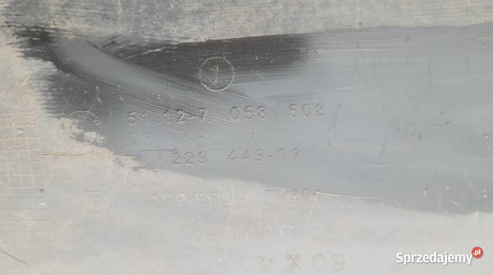 BMW 1 E87 SPOILER DOKŁADKA ZDERZAKA TYŁ DYFUZOR osobowe śląskie Ruda Śląska