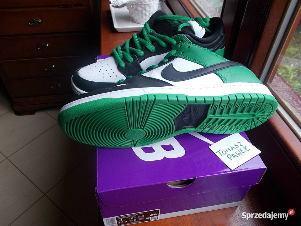 r Eur 45 i 445 Nike SB Dunk Low Classic Green Poznań
