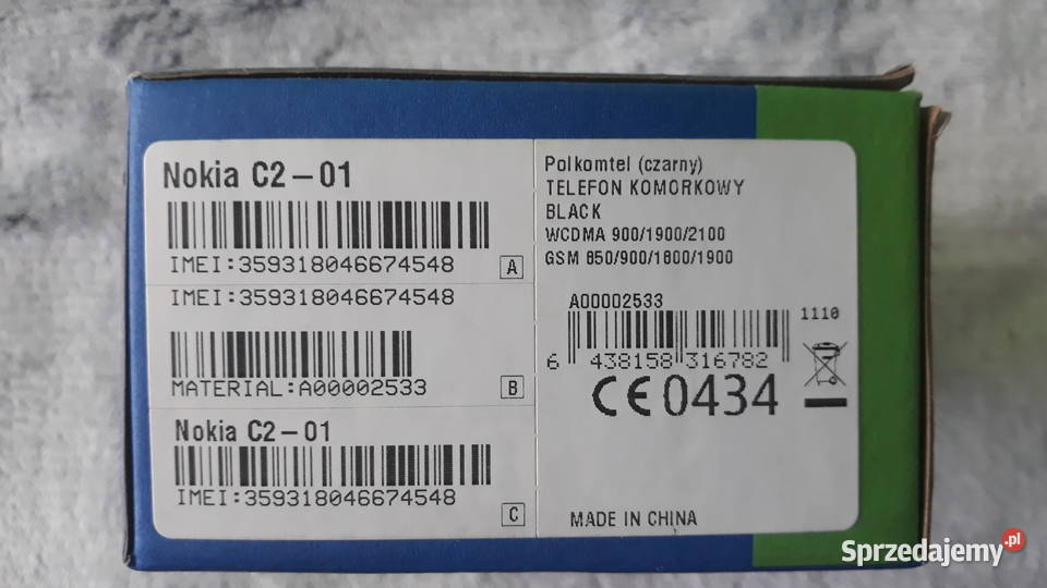 Nokia C201 kom nowy Rawicz sprzedam