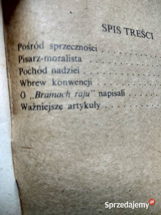 Bramy raju Andrzejewski opracowanie lektur Warszawa