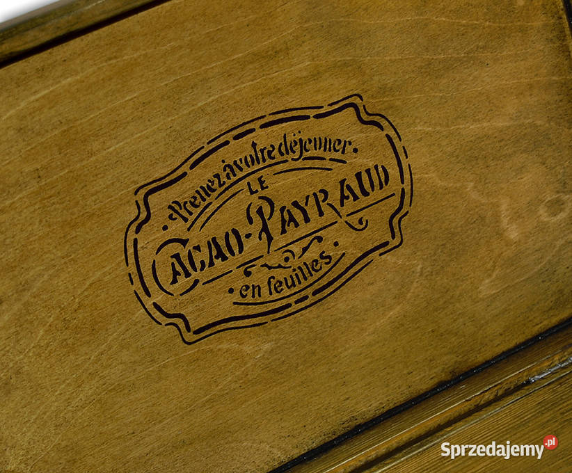 KUFER skrzynka drewniana CACAO PAYRAUD vintage Bydgoszcz