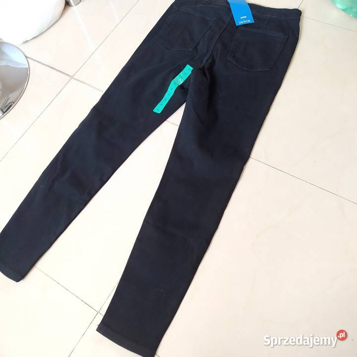 Sinsay 42 skiny high waist spodnie Kraków