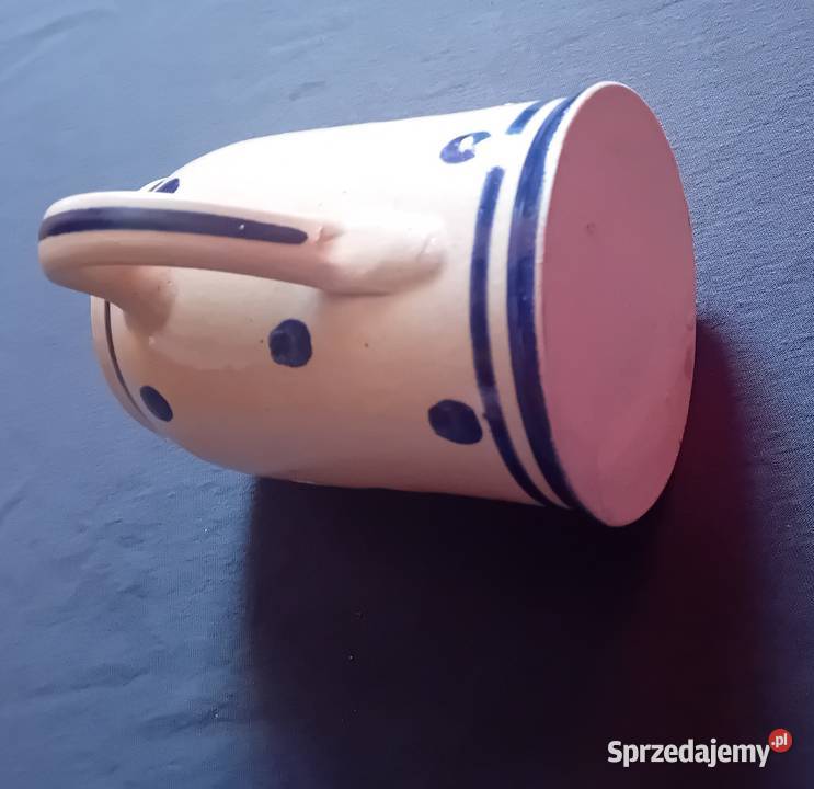 Ceramiczny kufel art deco Gsuffa ręcznie Koźminek