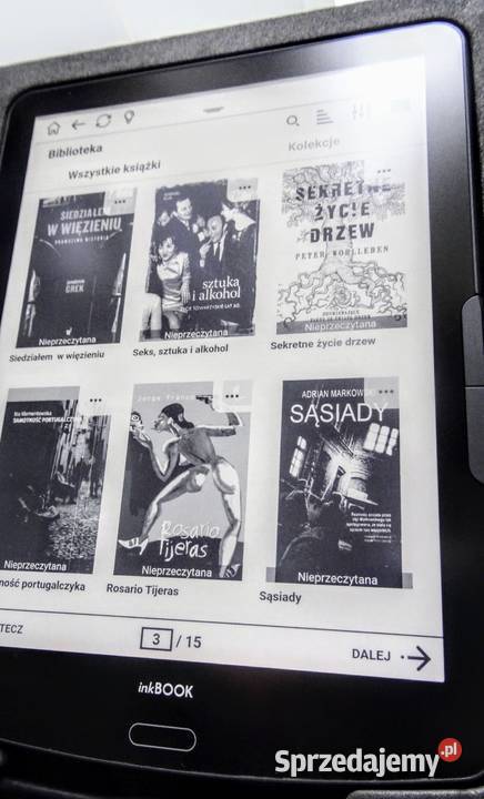 Czytnik InkBOOK Focus 78 NOWY DUŻY PAKIET Lubliniec sprzedam