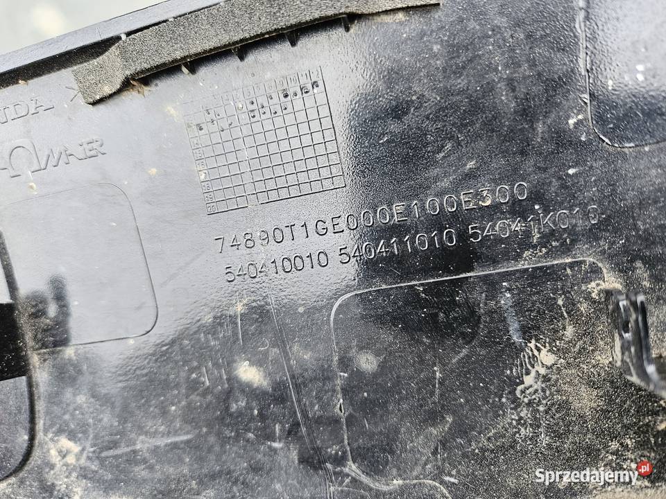 HONDA CRV IV BLENDA KLAPY BAGAŻNIKA TYŁ osobowe Klapy bagażnika Międzychód