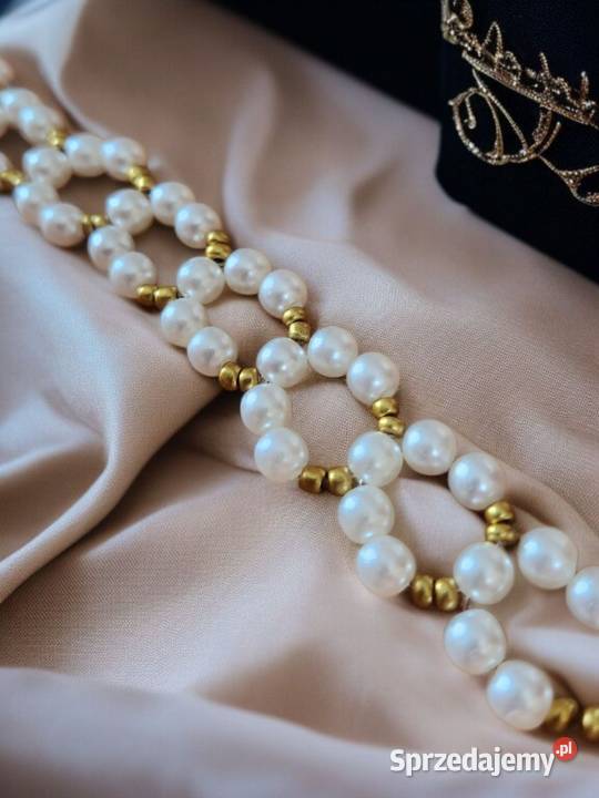 Zestaw naszyjnik z bransoletka z sztucznych podkarpackie Sanok sprzedam