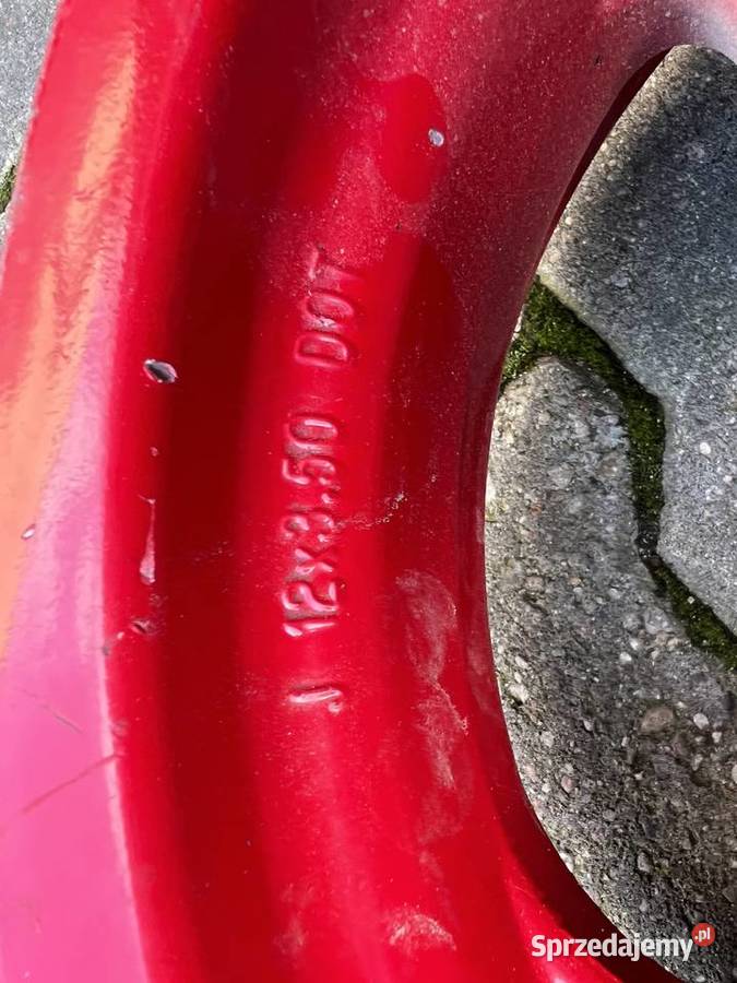 Felga Tylna Srebrna Kymco Super 9 czerwona Kościan sprzedam