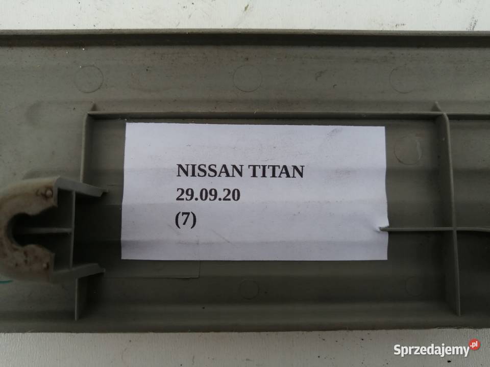 LISTWA PROGOWA LEWA PRAWA BOCZNA TYŁ NISSAN osobowe Nowy Tomyśl
