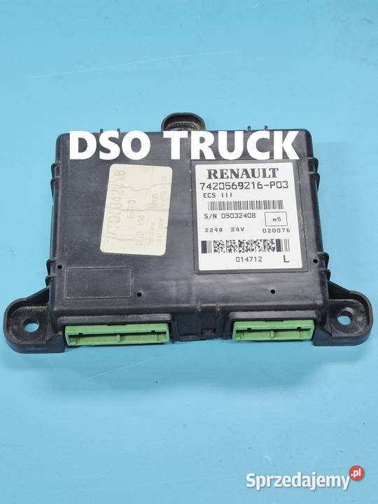 7420569216P03 STEROWNIK MODUL ECS RENAULT Pozostałe świętokrzyskie Zawichost