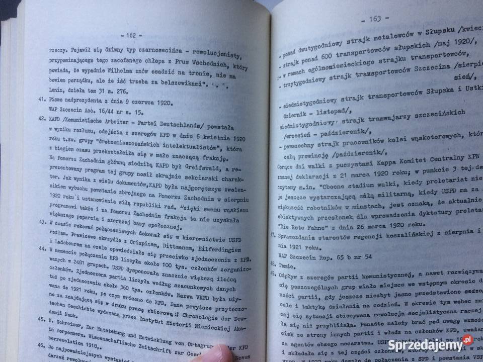 3716 Z Dziejów Ruchu Robotniczego Na Pomorzu Antykwariat Szczecin