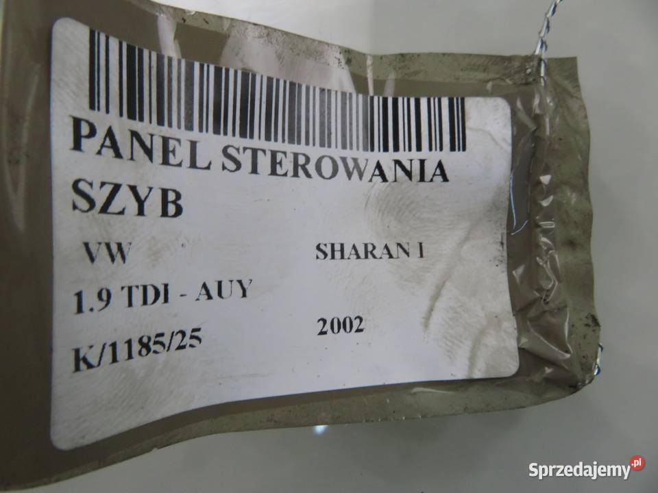 PANEL SZYB VW SHARAN I 7M3959857B YM2114A132ABW osobowe