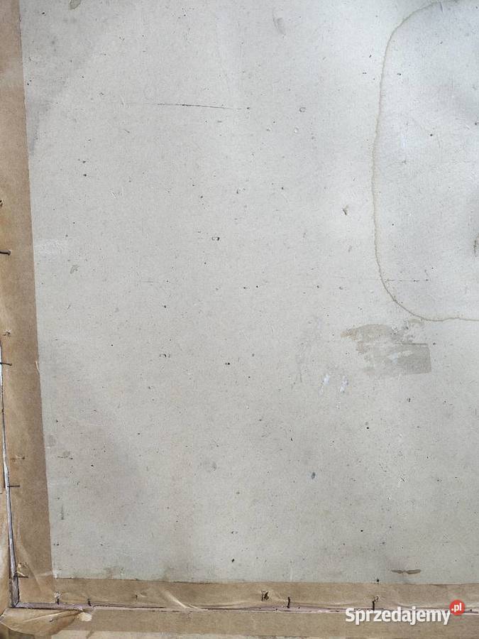 Wiejska dziewczynka stara akwarela Malarstwo Kartuzy