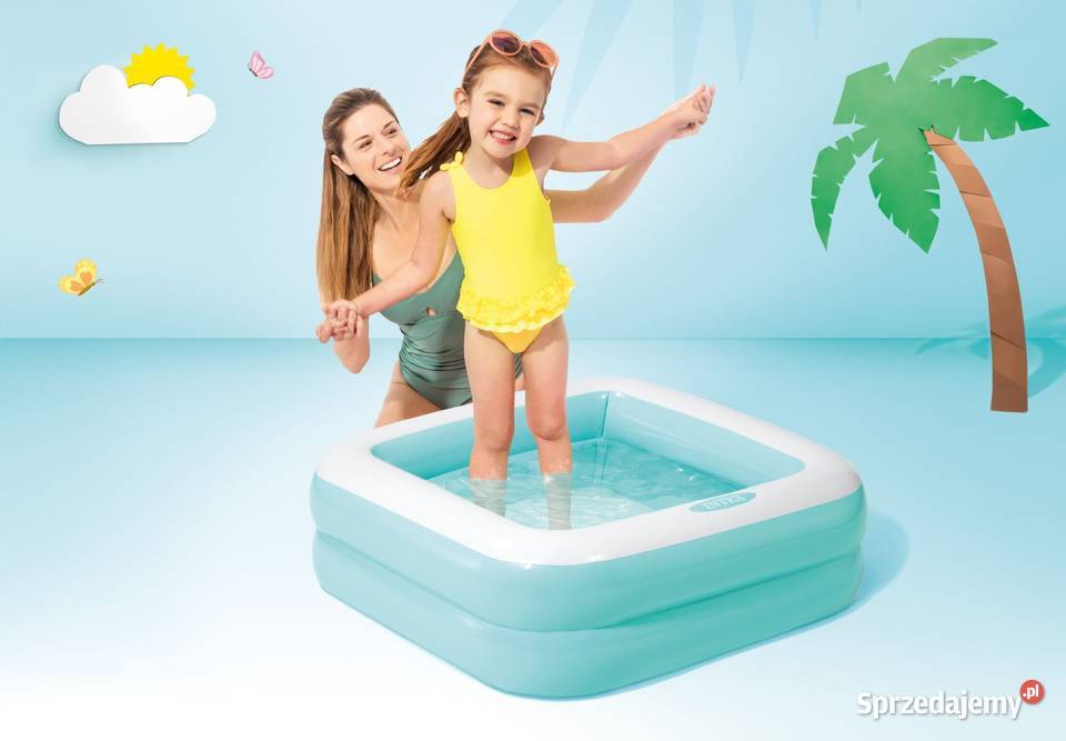 Dmuchany basenik dzieci 86x86x25 INTEX 57100 wielkopolskie Poznań sprzedam