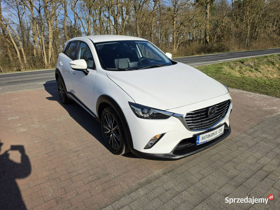 Mazda CX3 Mazda cx3 15 diesel biała perła z wielofunkcyjna kierownica Cielcza