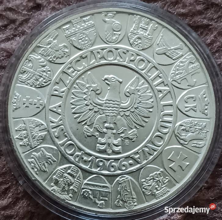 100 Mieszko i Dąbrówka 1966 r Idealna Mennicza