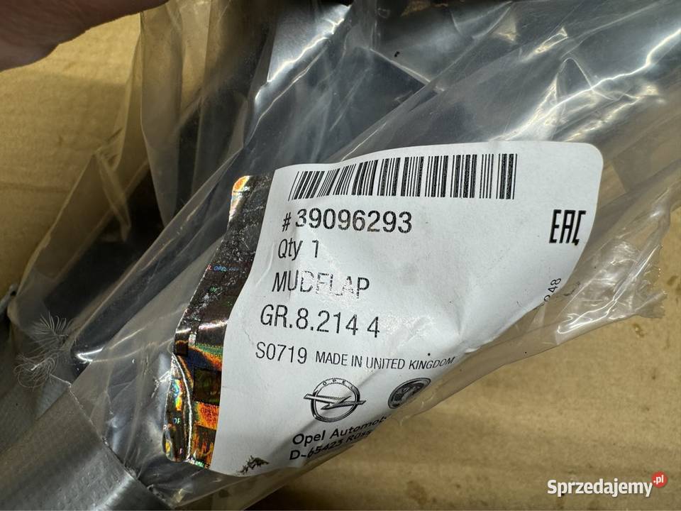 Chlapacz przód Opel crossland X 39096293 GM Sieraków