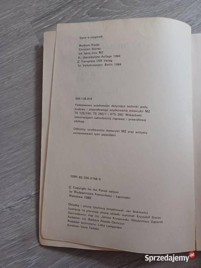 Książka mz etz lubelskie Kurów