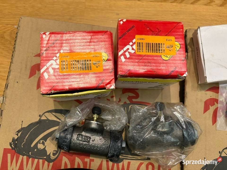 VW Garbus tłoczki tarcze kotwiczne sprężyny Rok produkcji 1971 Stare Skoszewy