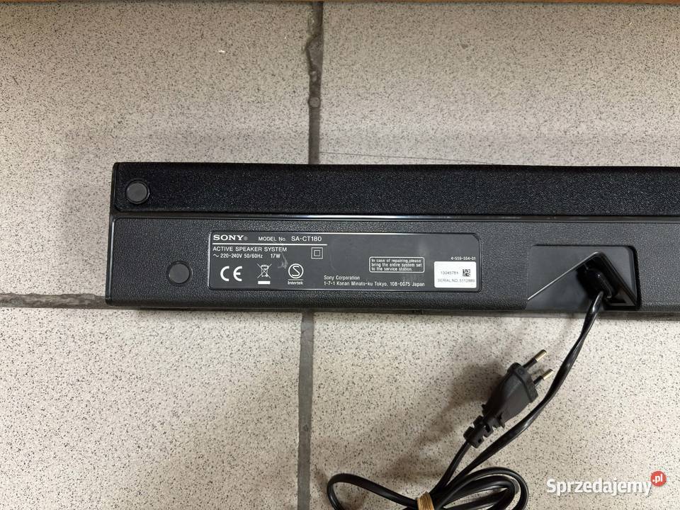 Zestaw Soundbar Sony 21 z bezprzewodowym Elbląg