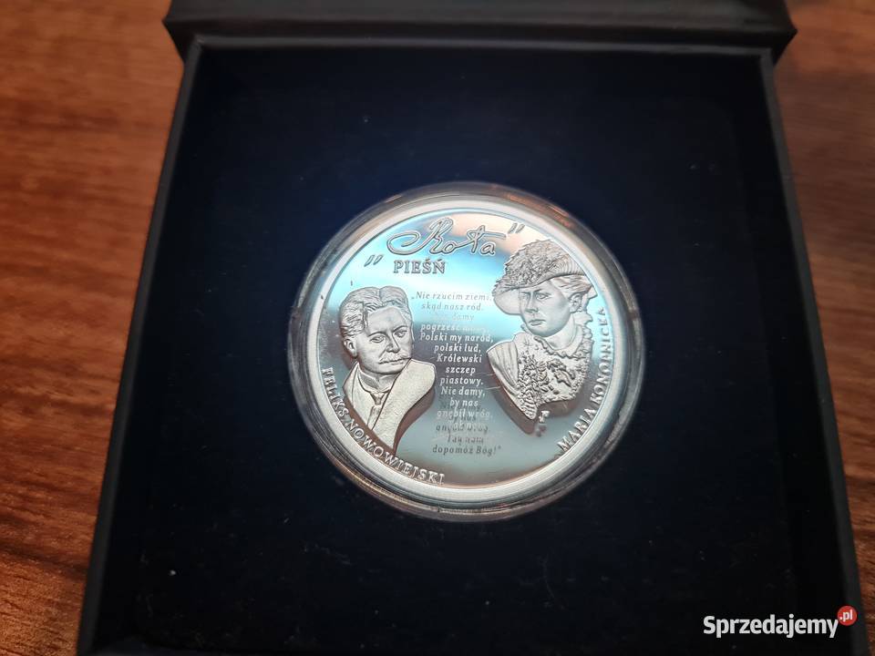 10 ZŁOTYCH 2025r Srebro W POLSKĘ WIERZĘ PIEŚŃ Katowice sprzedam