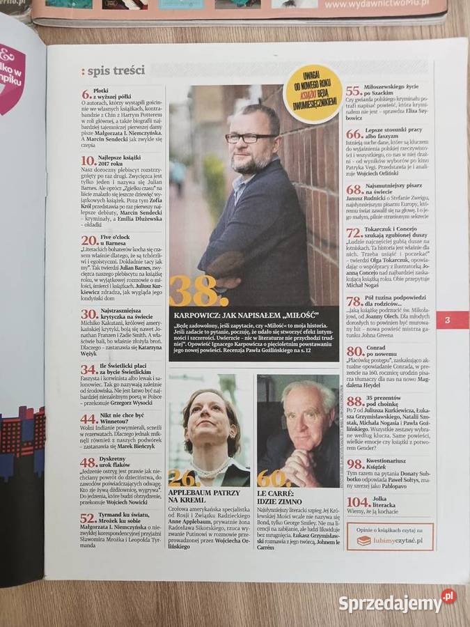 Książki Magazyn do czytania 4 numery Masłowska Kraków