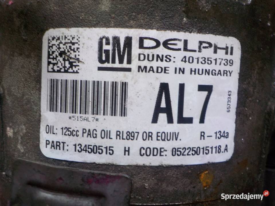 MERIVA B ASTRA 14 TURBO 16r 140 B14NET sprezarka Suków