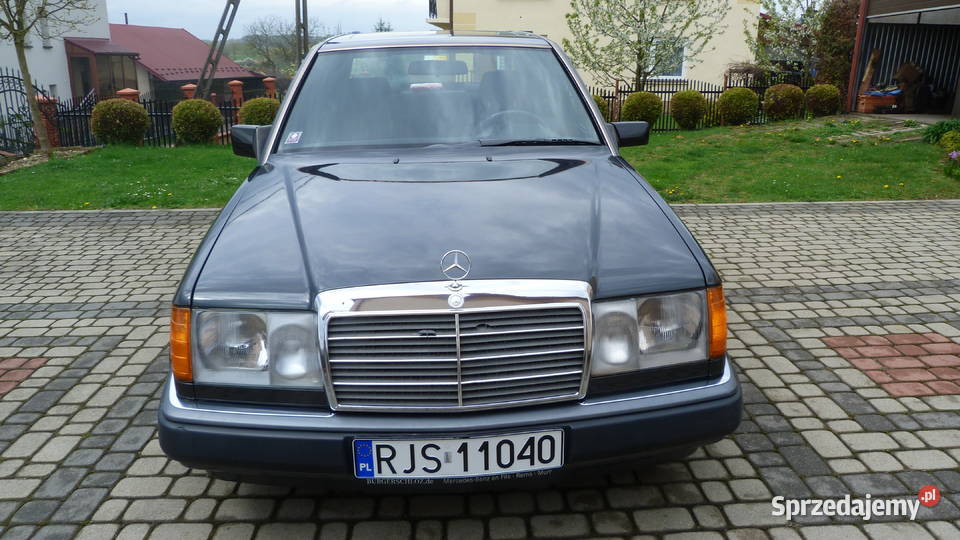 Mercedes w124 300D 1991r z klimą Rok produkcji 1991 Motoryzacja podkarpackie Osobnica