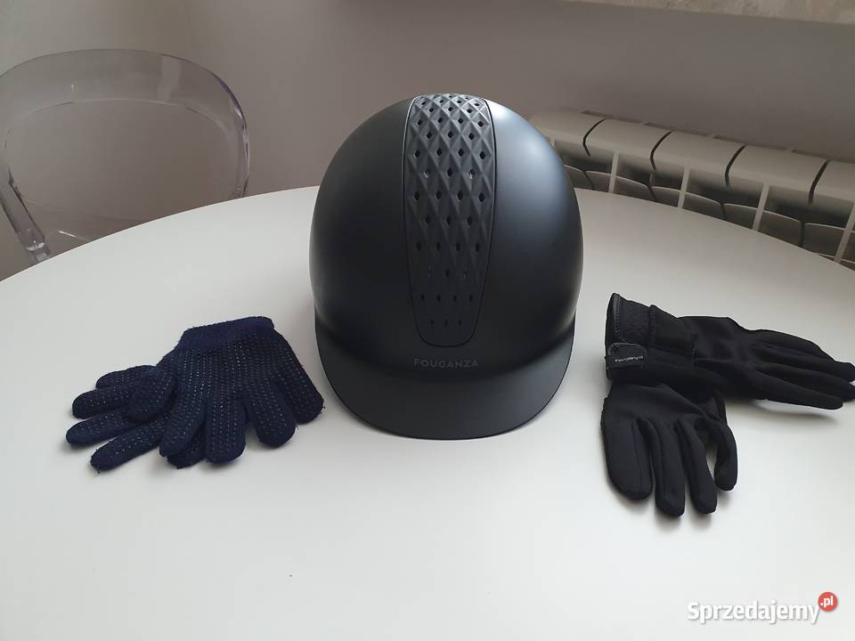Kask jeździecki dzieci Fouganza 520 rozmiar 55