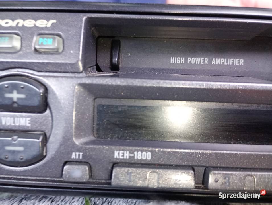 Radio odtwarzacz kasetowy Pioneer KEH 1800 Wyposażenie wnętrza Wrocław