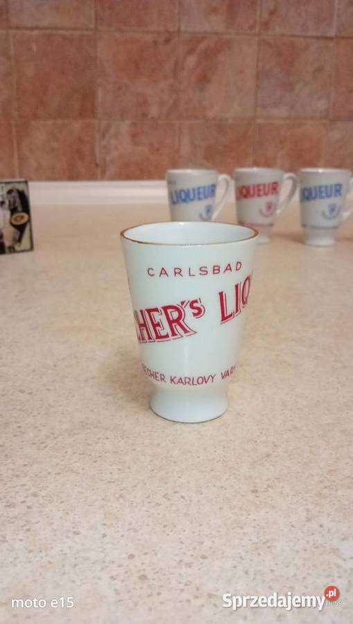 kieliszki porcelanowe do likieru Becher mazowieckie Warszawa