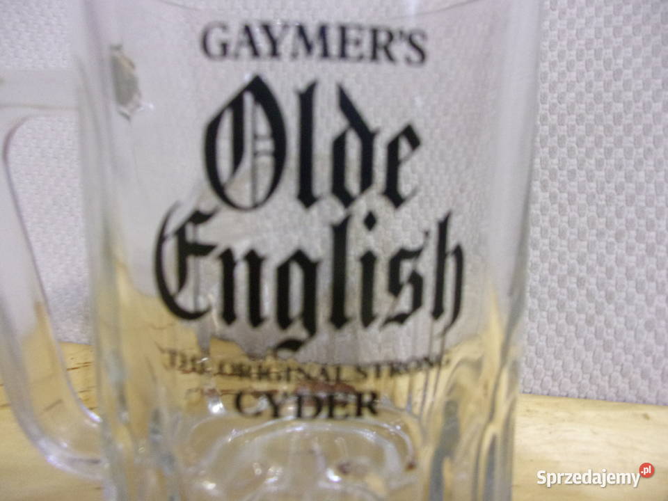 Oryginalny kufel do CYDRU Olde English sygnowany mazowieckie Warszawa sprzedam