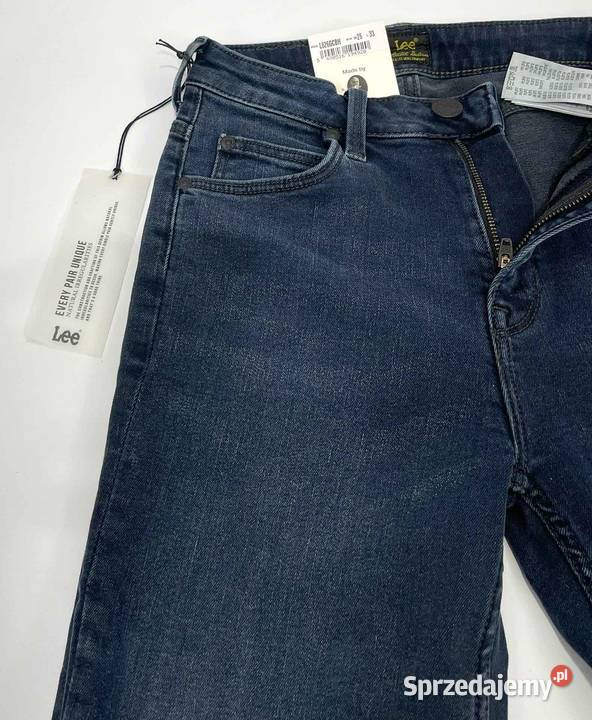 Spodnie damskie Lee Scarlett High Raven W26 L33 niebieski Pisz