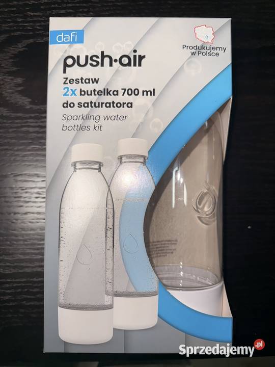 Zestaw 2x butelka 700 ml do satiratora pushair Zielonki sprzedam