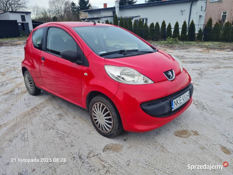 PEUGEOT 107 ładny długie opłaty 2007r 107 podlaskie Grajewo
