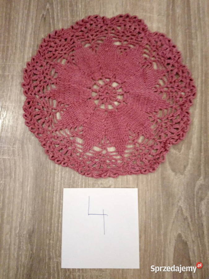 Serwetki Serwety Podkładki na Stół Szydełkowe Lublin