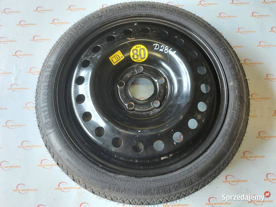 OPEL INSIGNIA A koło dojazdowe 1257017 98M 5x120