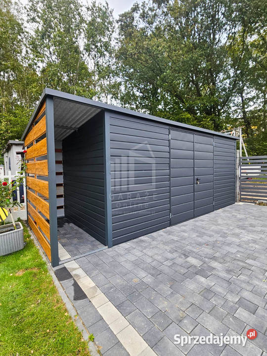 Schowek Domek Ogrodowy 5x2m wiata 08x2m Brama Zielona Góra