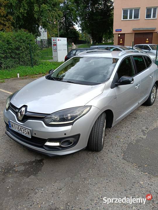 Renault Megane 3 grantour limited 15 dci 2014 poduszka powietrzna mazowieckie Warszawa