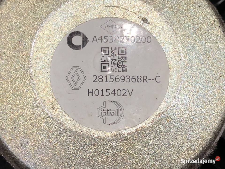 GŁOŚNIKI KOMPLET RENAULT CLIO V 281569368R