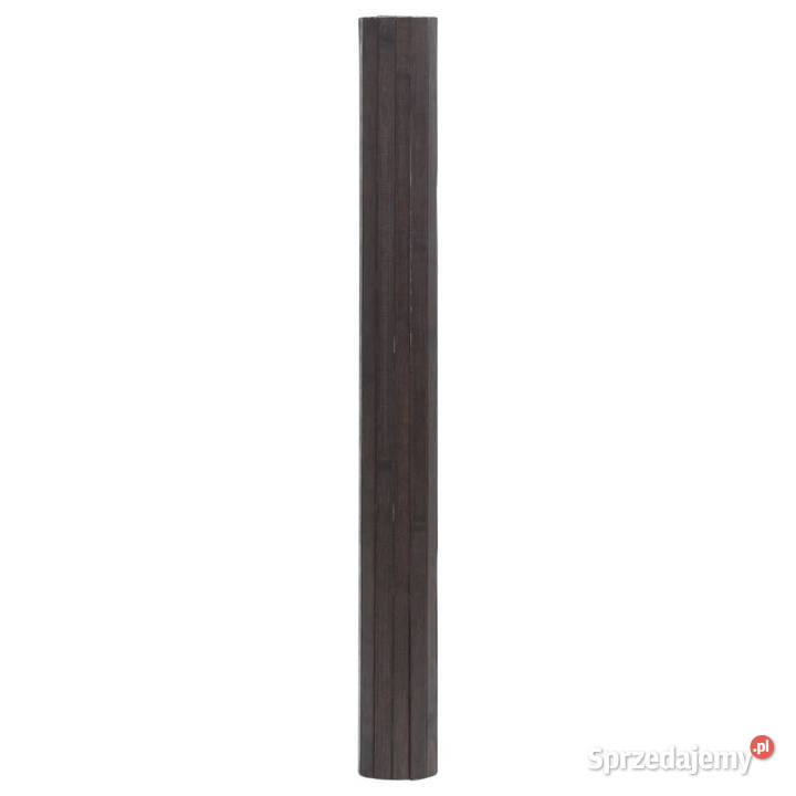 Dywan prostokątny ciemnobrązowy 70x200 bambusowy Warszawa